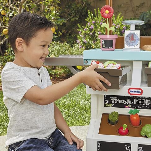 Little Tikes® 3-in-1 Garden to Table Market Pretend Garden Food Growing and Cooking Toy Role Play Kitchen Playset for Multiple Kids and Toddlers in Saudi Arabia