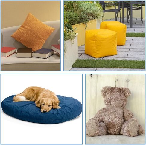 SOCNITC 300g Shredded Foam Fill Bean Bag Filler Foam Shredded Memory Foam Filling for Stuffing, Bean Bag Chair, Pillow, Chairs, Arts Crafts, Multi Color and Shape in Kuwait