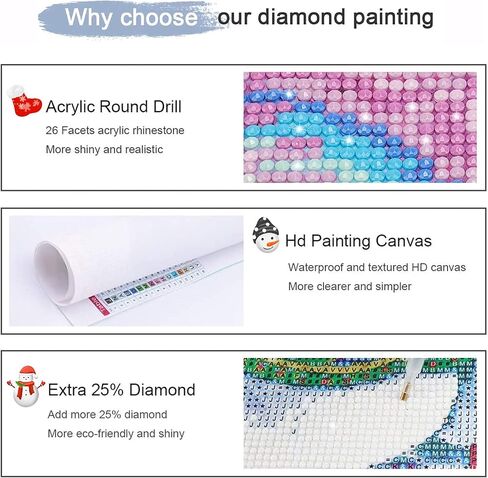 مجموعات الرسم الماسي لعيد الحب للبالغين - رسم فني 5D DIY على شكل قلب الحب الماسي مع الماس الحفر الكامل للنقاط الماسية للبالغين المبتدئين، صور فنية للأحجار الكريمة، ديكور زهور عيد الحب in Kuwait