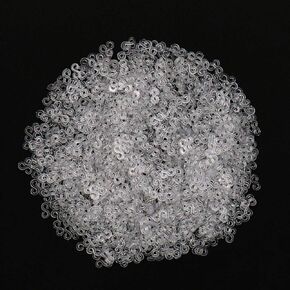 1600 قطعة من المشابك المطاطية، مشابك بخطاف لسوار مطاط، وصلات مطاطية ممتازة قابلة لإعادة التعبئة، طقم إكسسوارات صناعة يدوية يدوية يدوية (أبيض) in Kuwait