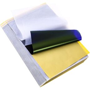 100 Sheets Tattoo Transfer Paper, Tattoo Stencil Kit 8 1/4" x 11 3/4"
