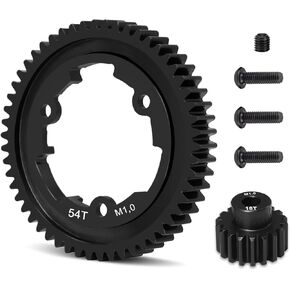 OGRC 46T 1 Mod ترس صلب مقوى مع ترس ترس محرك 18T لـ Traxxas 1/5 X-Maxx 1/7 XO-1 1/10 Maxx/E-Revo 2.0 VXL استبدال جزء المخزون #6447 in Kuwait
