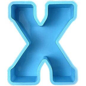 Large Size 3D Alphabet Epoxy Resin Silicone Mold, Capital Letter Symbol Mold, DIY Crystal Word Sign Epoxy Casting Molds for Art DIY Craft, Home Decoration, Jewelry Making Tool,Party Decoration Mold（A)