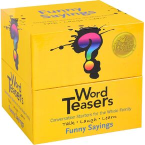 ؟ WORD TEASERS أقوال رياضية مضحكة - بداية محادثة ممتعة ومضحكة - لعبة معلومات رياضية للأطفال والكبار - لعبة بطاقات رياضية حول العبارات الرياضية الشائعة - 150 بطاقة معلومات رياضية in Kuwait