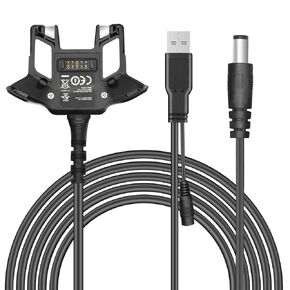 كابل شحن USB وبيانات محسّن من PCASSO مع محول لسلسلة Zebra TC70، TC77، TC72، TC75 - توافق عالمي عالي السرعة ومتين للشحن الفعال ومزامنة البيانات CBL-TC7X-USB1-01 in Kuwait