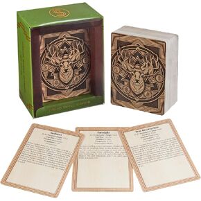 Stratagem Spell Cards - DND 5e Compatible - Quick Reference Class Ability Decks - Pocket Sized RPG Spellbook Cards - Roleplaying Game Player Accessories - TTRPG Fantasy Adventure Accessory (Druid)