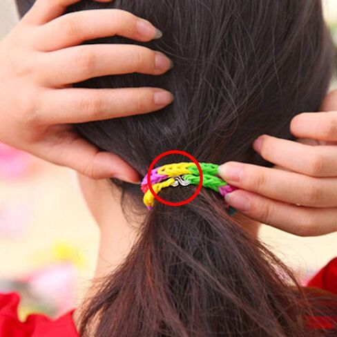 1600 قطعة من المشابك المطاطية، مشابك بخطاف لسوار مطاط، وصلات مطاطية ممتازة قابلة لإعادة التعبئة، طقم إكسسوارات صناعة يدوية يدوية يدوية (أبيض) in Kuwait