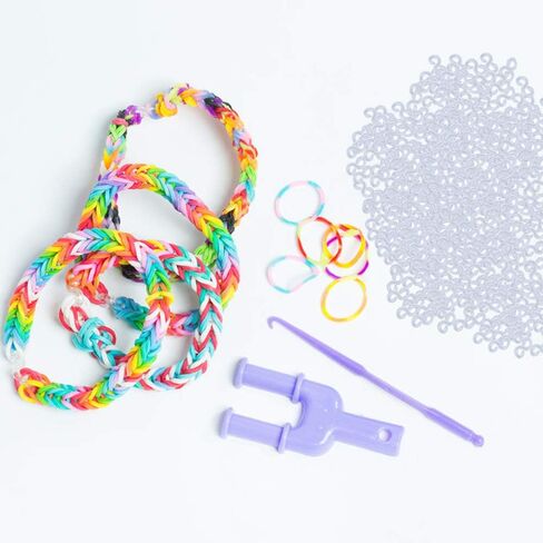 1600 قطعة من المشابك المطاطية، مشابك بخطاف لسوار مطاط، وصلات مطاطية ممتازة قابلة لإعادة التعبئة، طقم إكسسوارات صناعة يدوية يدوية يدوية (أبيض) in Kuwait