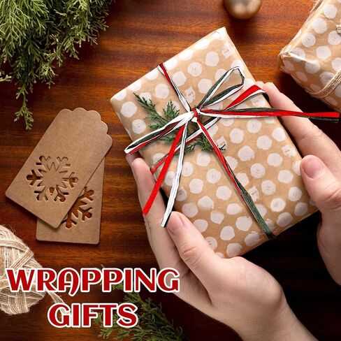 6 Roll Christmas Polyester Mesh Ribbon with Metallic Foil for DIY Projects, Wreaths, Party Decor and Wrapping Crafts - 6 Inch x 30 Feet in White, Red and Green in Saudi Arabia