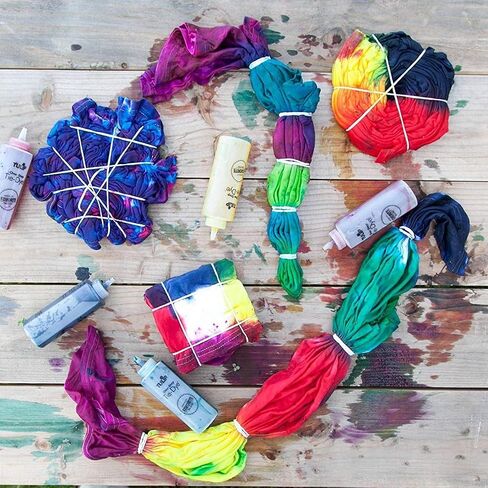 Tulip One-Step Tie-Dye Kit Tulip Fabric 36028 Fdy Super Big 12-Color Tie Dye Kit Bundle, As Detailed in Saudi Arabia