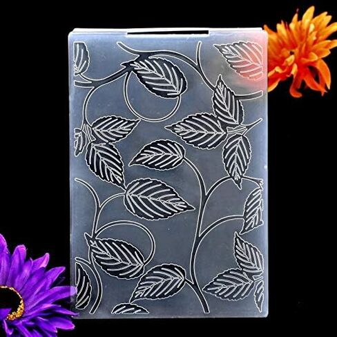 Kwan Crafts Leaves Plastic Embossing Folders for Card Making Scrapbooking and Other Paper Crafts in Saudi Arabia