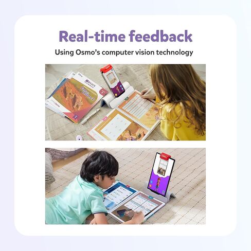 BYJU’S Learning: Disney, 1st Grade Premium Edition (App + 8 Workbooks) Ages 5-7, Featuring Disney & Pixar Characters - Learn Reading, Addition/Subtraction, Writing & Phonics - Osmo Fire base included in Saudi Arabia