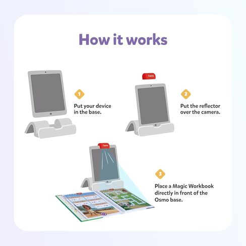 BYJU’S Learning: Disney, 1st Grade Premium Edition (App + 8 Workbooks) Ages 5-7, Featuring Disney & Pixar Characters - Learn Reading, Addition/Subtraction, Writing & Phonics - Osmo Fire base included in Saudi Arabia