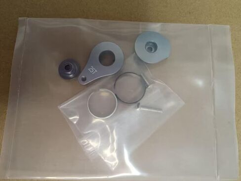 2 Sets Aluminum 25T Servo Saver 1 Hole Adjustable Hi-Torque Servo Horn for 1/10 SCX10 Capra TRX4 TRX6 RC Car Crawler Boat Parts (Titanium) in Saudi Arabia