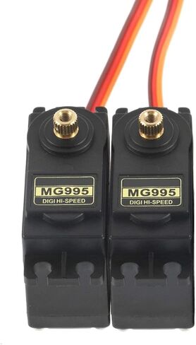 WST تاور بي MG995 انالوج سيرفو رقمي عالي السرعة 180 درجة، محمل كروي معدني عالي السرعة متوافق مع جي ار فوتابا اتش بي اي روبوت كوادكوبتر بدون طيار وهليكوبتر وقارب × 2 قطعة in Kuwait