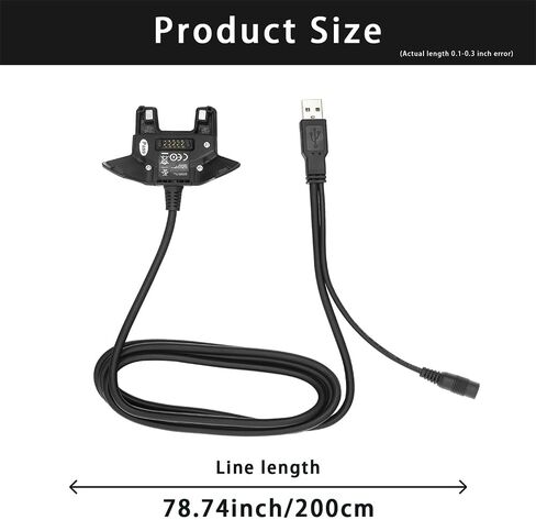 كابل شحن USB وبيانات محسّن من PCASSO مع محول لسلسلة Zebra TC70، TC77، TC72، TC75 - توافق عالمي عالي السرعة ومتين للشحن الفعال ومزامنة البيانات CBL-TC7X-USB1-01 in Kuwait