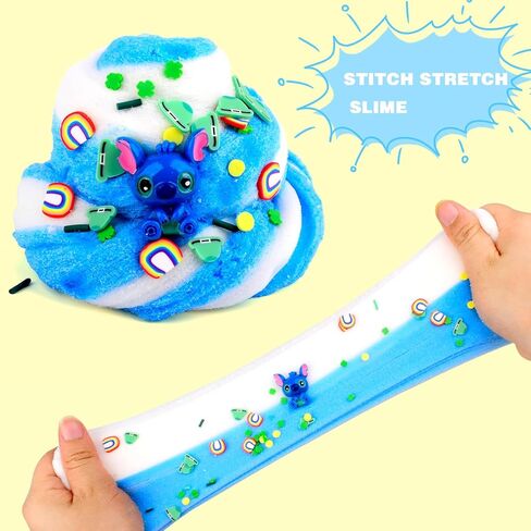 New Blue Cake Cloud Slime,Soft and Non-Sticky Cloud Slimes, Scented DIY Slime Kit for Girls Boys, Kids Party Favors Slime Putty Toy，Stress Relief Toy for Kids in Saudi Arabia