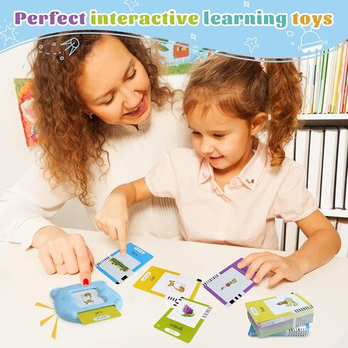 510 Sight Words Talking Flash Cards for Toddlers, Learning Speech Therapy Autism Sensory Toys for Toddlers,Kindergarten Preschool Educational Toys for Kids in Kuwait