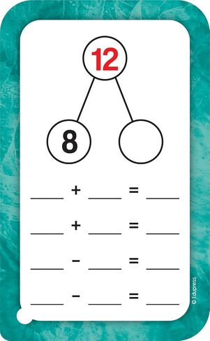 Teacher Created Resources Number Bonds Flash Cards - Addition and Subtraction (EP62054) in Saudi Arabia