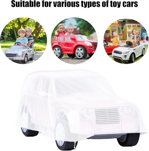غطاء سيارة لعبة للأطفال من IndigoTempest9، حماية مقاومة للالتفاف الخارجي لسيارات لعب الأطفال ذات العجلات الكهربائية - غطاء فقط، 52 بوصة طول × 28 بوصة عرض × 24 بوصة ارتفاع، متجمد in Kuwait