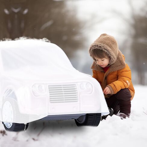 غطاء سيارة لعبة للأطفال من IndigoTempest9، حماية مقاومة للالتفاف الخارجي لسيارات لعب الأطفال ذات العجلات الكهربائية - غطاء فقط، 52 بوصة طول × 28 بوصة عرض × 24 بوصة ارتفاع، متجمد in Kuwait