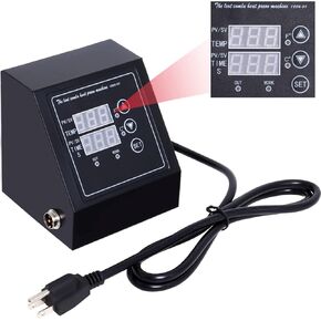 Upgraded Digital Box LED Controller of Heat Press Machine for 12 x 15 Inch K-Type Digital Heat Press Machine, Single Hole Heat Press Machine Temperature Control Box for T-Shirts/Mug/Plate/Cap in Kuwait
