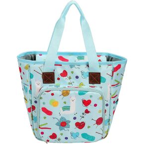 اكسيرت حقيبة تخزين الغزل والخياطة والتطريز وحقيبة اليد وخطافات الكروشيه وابر الحياكة ومنظم الملحقات in Kuwait