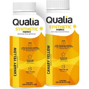 Qualia Synthetic Fabric Dye, Easy to Use, Perfect for Polyester, Spandex, Nylon, and More, Ultra-Concentrated Colors for Vibrant Results, Aubergine Purple, 1 Pack