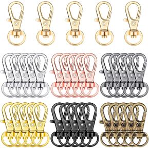 35 Pieces Swivel Clasps Lanyard Snap Hooks Swivel Snap Hooks Metal Keychain Clip Hooks Lobster Claw Clasps for Keychain Key Ring Crafts (Bronze) in Saudi Arabia