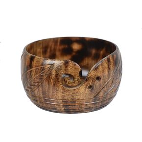 يونيك ارتس وعاء تخزين خيوط مصنوع يدويا - خيط كبير للحياكة والكروشيه مصنوع يدويا - وعاء كرات طبيعي شديد التحمل 5 × 5 × 7 انش in Kuwait