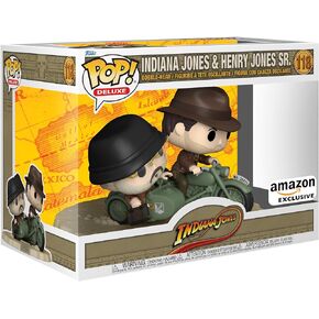 Funko Pop! Ride Super Deluxe: Indiana Jones and The Last Crusade - Indiana Jones & Henry Jones Sr., Amazon Exclusive in Saudi Arabia