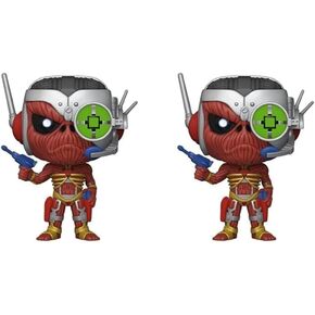 Funko POP Pop! Rocks: Iron Maiden- Eddie- Somewhere in Time w/Chase (Styles May Vary) Multicolor