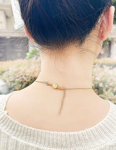 KONMAY 10 Sets Magnetic Necklace Extender Clasps and Closure, Round Golden Magnetic Necklace Bracelet Locking Clasp for Jewelry Making in Kuwait