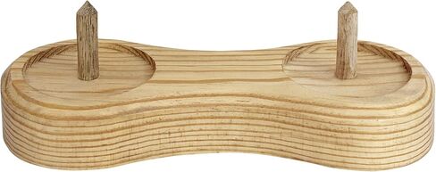 Iblay Wood Arts Wood Yarn Holder with Twirling Mechanism Classic Hand-Operated Winding and Dispensing Accessories, Presents for Craft Lovers7 Inch in Saudi Arabia