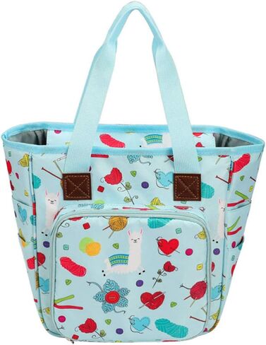 اكسيرت حقيبة تخزين الغزل والخياطة والتطريز وحقيبة اليد وخطافات الكروشيه وابر الحياكة ومنظم الملحقات in Kuwait