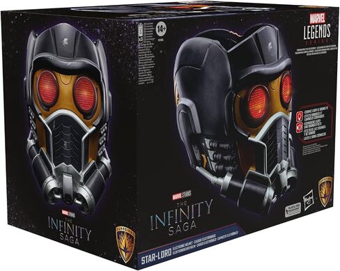 Marvel Legends Series Star-Lord Premium Electronic Roleplay Helmet with Light and Sound FX, Guardians of The Galaxy Adult Roleplay Gear in Saudi Arabia