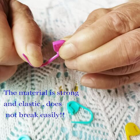 E-Uli 150 قطعة علامات الغرز الغرز الغرز الغرز الغرز الغرز الغرز العداد الحياكة الكروشيه إبرة كليب مع صندوق المقصورة in Kuwait