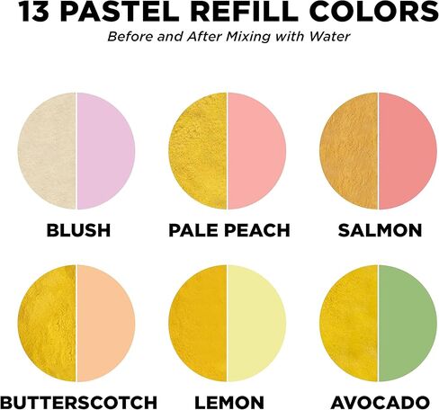 Tulip One-Step Tie-Dye Refills, Color Wheel, Permanent Fabric Dye, 30 Pack in Kuwait