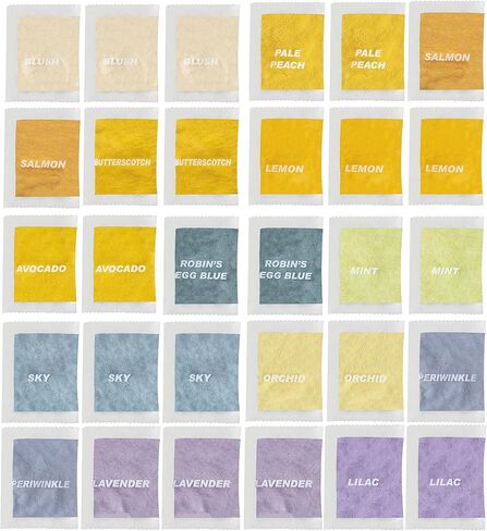 Tulip One-Step Tie-Dye Refills, Color Wheel, Permanent Fabric Dye, 30 Pack in Kuwait