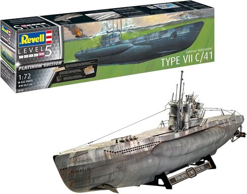 ريفيل غواصة بحرية ألمانية المستوى 1/72 من النوع VIIC / 41 (اصدار ممتاز) موديل 05163، RV05163 in Saudi Arabia