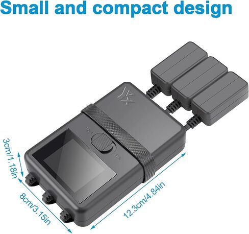 Hanatora LCD شاحن بطارية سريع لـ DJI Mini 3، Mini 3 Pro، شاشة متوازية سريعة متعددة محور الشحن ملحقات الطائرة بدون طيار in Saudi Arabia