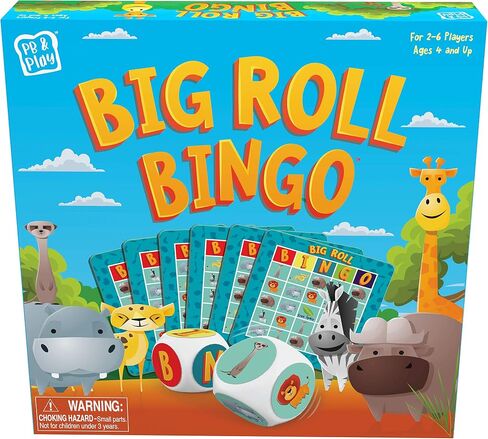 Big Roll Bingo: Safari - Take a Walk on The Wild Side by Pressman, Multi Color in Saudi Arabia