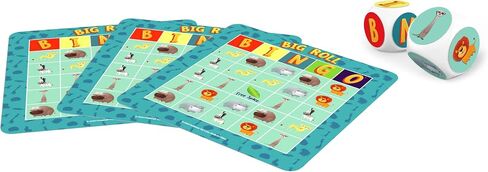 Big Roll Bingo: Safari - Take a Walk on The Wild Side by Pressman, Multi Color in Saudi Arabia