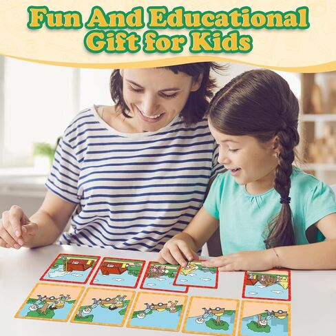 Sequencing Cards, Sequence Game for Kids, Speech Therapy Materials for Autism, Improve Storytelling,Social Skills, Sentence Building, Preschool Learning Activities for Classroom & Homeschool in Kuwait