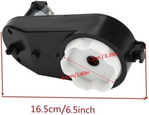 12V390 20000RPM Gearbox with DC Motor, RS390 12V Motor with Gear Box for Kids Ride-Ons Accessories Children Electric Ride On Car and Motorcycle Replacement Parts in Saudi Arabia