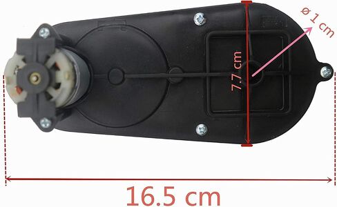12V390 20000RPM Gearbox with DC Motor, RS390 12V Motor with Gear Box for Kids Ride-Ons Accessories Children Electric Ride On Car and Motorcycle Replacement Parts in Saudi Arabia