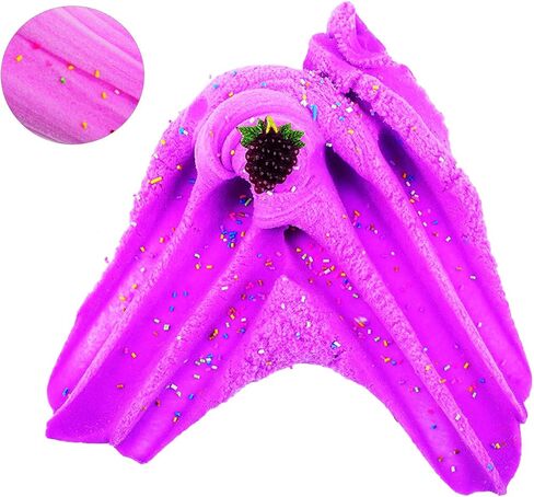 مجموعة مكونة من 4 عبوات من السلايم السحابي، لوازم سلايم صغيرة معطرة للأطفال، لعبة تخفيف التوتر لتعليم الأطفال، هدايا الحفلات، أفضل هدية عيد ميلاد in Kuwait