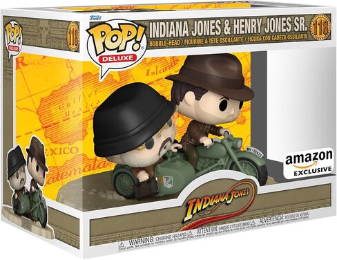 Funko Pop! Ride Super Deluxe: Indiana Jones and The Last Crusade - Indiana Jones & Henry Jones Sr., Amazon Exclusive in Saudi Arabia