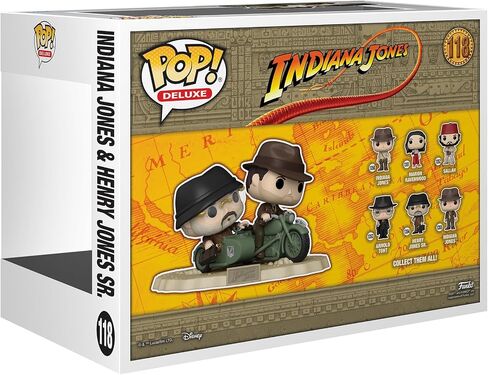Funko Pop! Ride Super Deluxe: Indiana Jones and The Last Crusade - Indiana Jones & Henry Jones Sr., Amazon Exclusive in Saudi Arabia