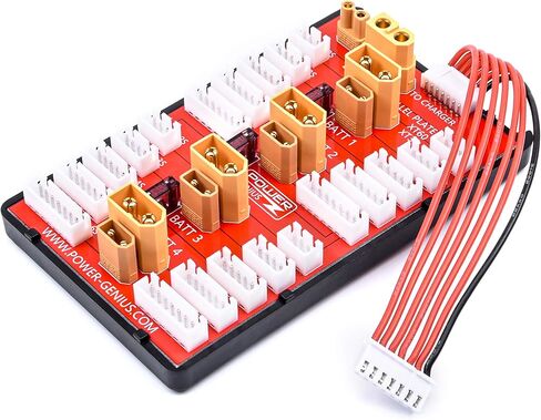 لوحة شحن متوازية 2 في 1 XT30 XT60 RC من Readytosky لوحة شحن متوازية XT30 XT60 تدعم 4 عبوات لبطارية الليثيوم بوليمر 2S-6S in Kuwait